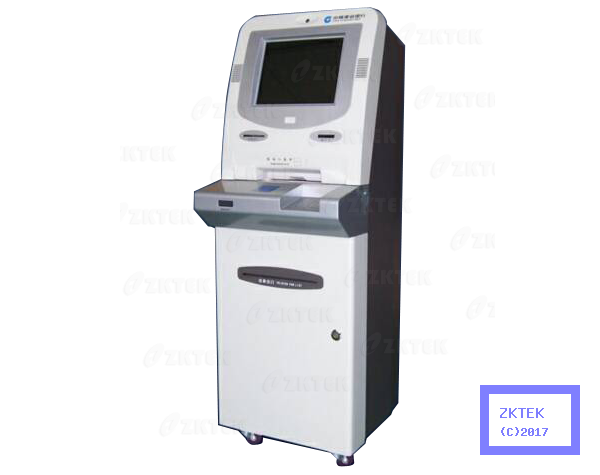 A2 bank account inquiry and passbook printing touchscreen kiosk 