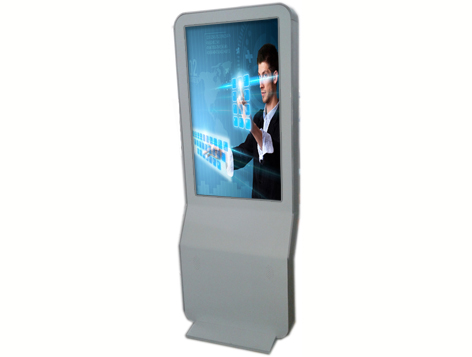 D52 floor mount touchscreen digital signages