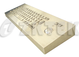 MDT2662 416.0mm x 145.0mm x 46.0mm desktop metal keyboard for kiosk and industrial computer