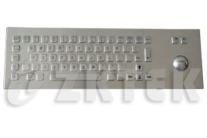 MDT2684 416.0mm x 145.0mm x 46.0mm desktop metal keyboard with trackball