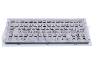 MKB2660 319mm x 135 mm industrial stainless steel metal keyboard with function keys