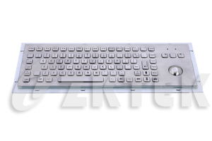MKTF2665 392.0mm x 135.0mm metal keyboard with trackball, fucntion keys