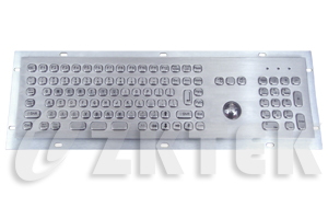 MKTFN2656 370.0mm*103.0mm Medium Size Metal Keyboard with Trackball function keys and numeric keypad