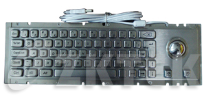 MKT2752 metal keyboard with trackball