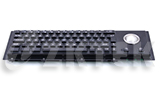 MKT2752T 372.0x102.0mm black metal keyboard with trackball made of Cherry mechanic key switch for kiosk