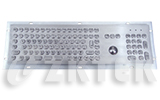 MKTFN2656 370.0mm*103.0mm Medium Size Metal Keyboard with Trackball function keys and numeric keypad