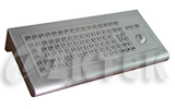 MWS2830 440mm x 200mm x 80mm panel mounted workstation metal keyboard with trackball