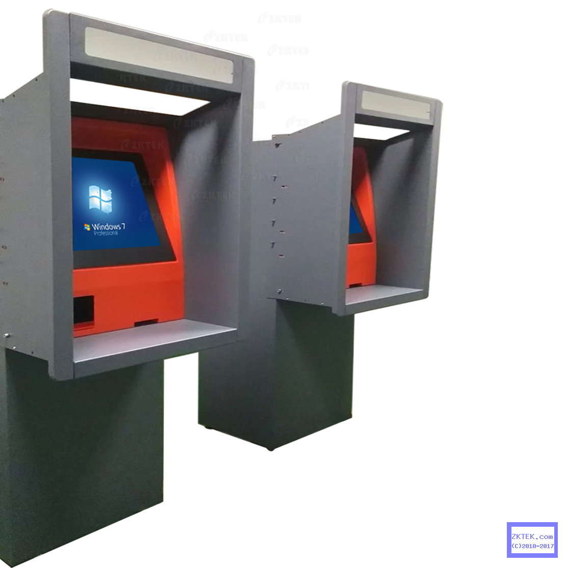 AW38 17" touch screen wall-through ATM with cash dispenser, ticket printer and industrial computer