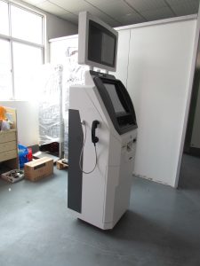 Dual-screen, Sturdy and Bulky Touchscreen Self-service Kiosk