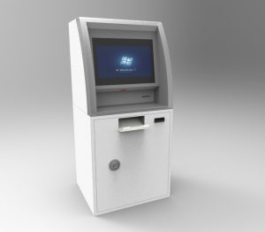 Dual Layer Front&Top open Robust and Bulky Bank Notes Handing Cash ATM
