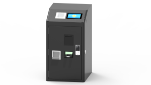 ON-DESK + IN-BOX · Bunch Change Recycling Cash Machine for All Notes and Coins