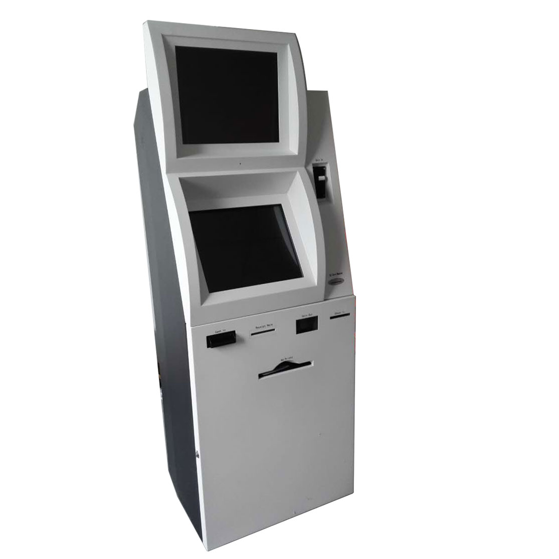 Dual-screen, Sturdy and Bulky Touchscreen Self-service Kiosk