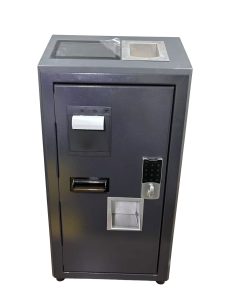 All-in: In-Budget, Under-Desk(67CM), In-Box – Compact Change Recycling Cash Machine for All Notes and Coins