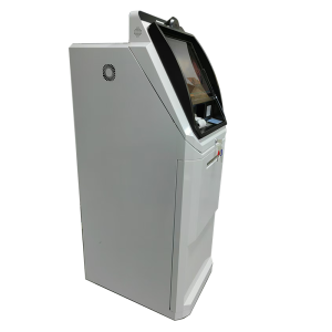 Front-open Robust and Bulky kiosk model for cypto currency, photo and ticketing vending.