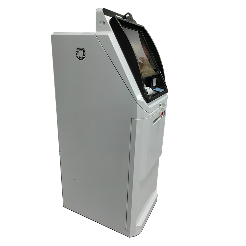 Front-open Robust and Bulky kiosk model for cypto currency, photo and ticketing vending.