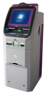 Front-open Robust and Bulky kiosk model for cypto currency, photo and ticketing vending.