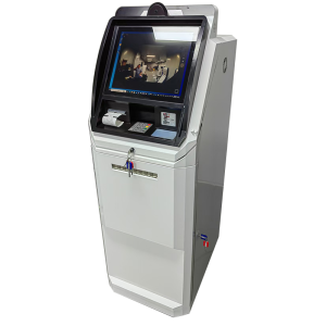 Front-open Robust and Bulky kiosk model for cypto currency, photo and ticketing vending.