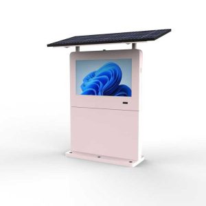 Solar-powered MPPT Battery Low-energy Outdoor Digital Signage Totem