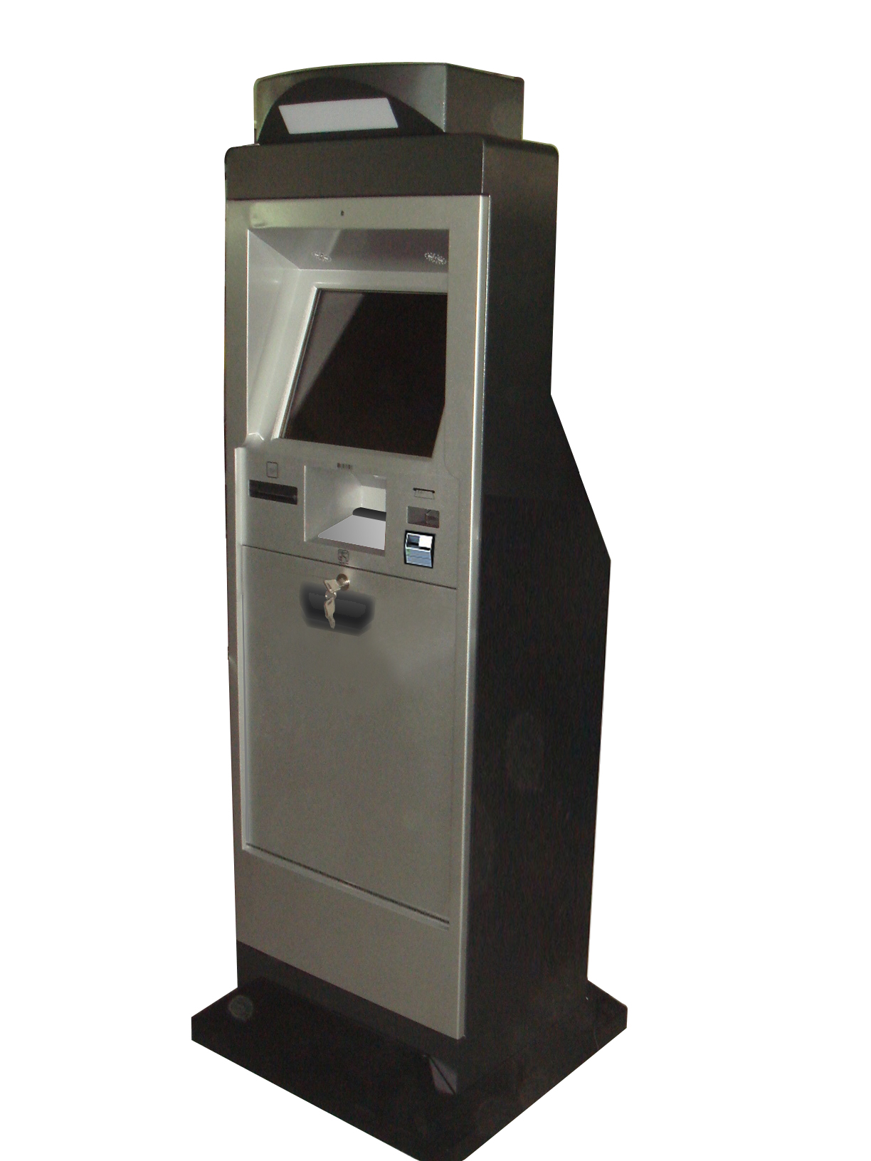 Slim Lobby Type Standalone Flush-Mounted Touchscreen Kiosk