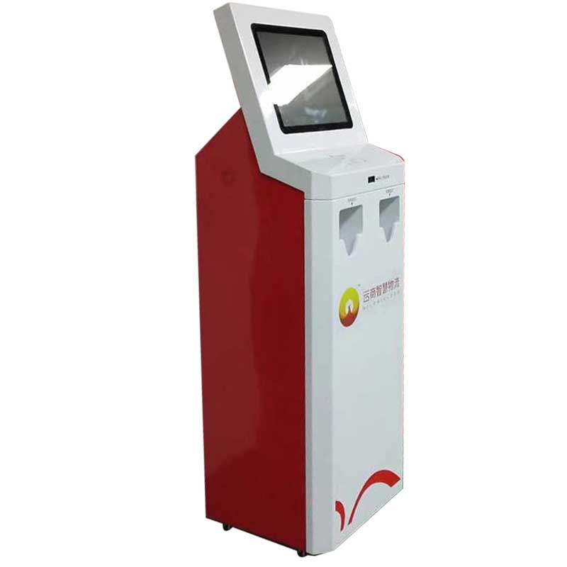 Dual Printers Hall-style Freestanding Ticket Touchscreen Kiosk