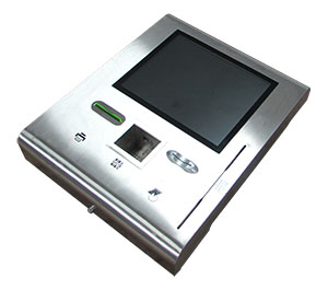 Outdoor Stainless steel Sleek and Slim Touchscreen Billing Kiosk