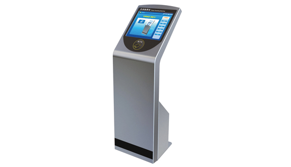 Sleek Stainless steel Touchscreen Self-service Publish Information Kiosk