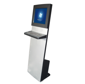 Sleek and slim oncell touchscreen internet kiosk