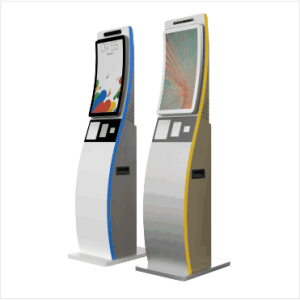 Sleek Slim & Smart Multi-Function Curve-Touch Self-Service Kiosk