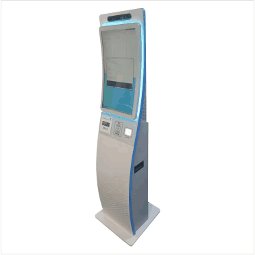 Sleek Slim & Smart Multi-Function Curve-Touch Self-Service Kiosk