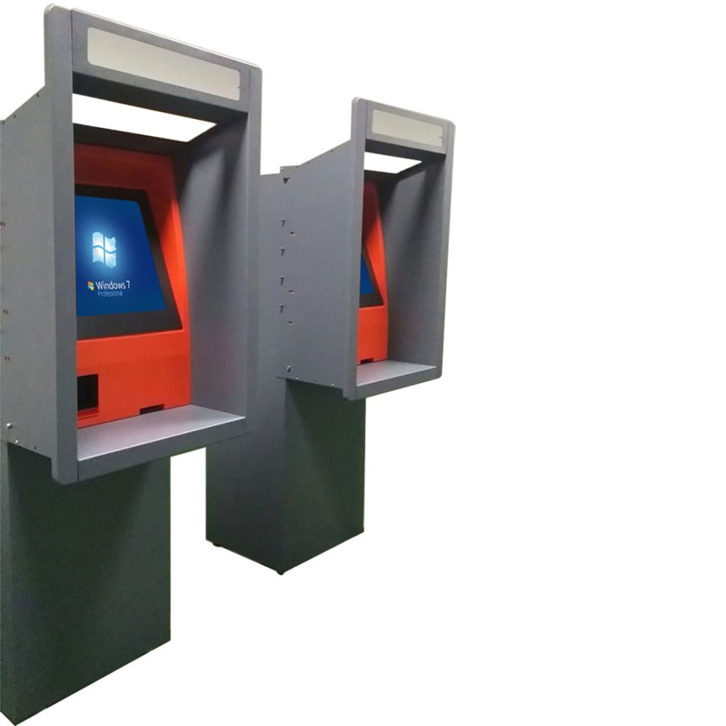 Wall-through ATM machine