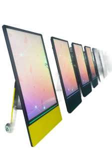 Outdoor All-weather Waterproof Battery-powered Portable LCD Digital Signage Poster