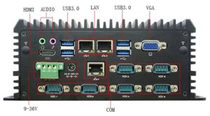 Compact Fanless mini Embedded Industrial Computer
