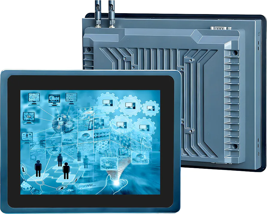All-in-one Industrial Embedded Flush-mounted Capacitive Open-frame Touchscreen Computer
